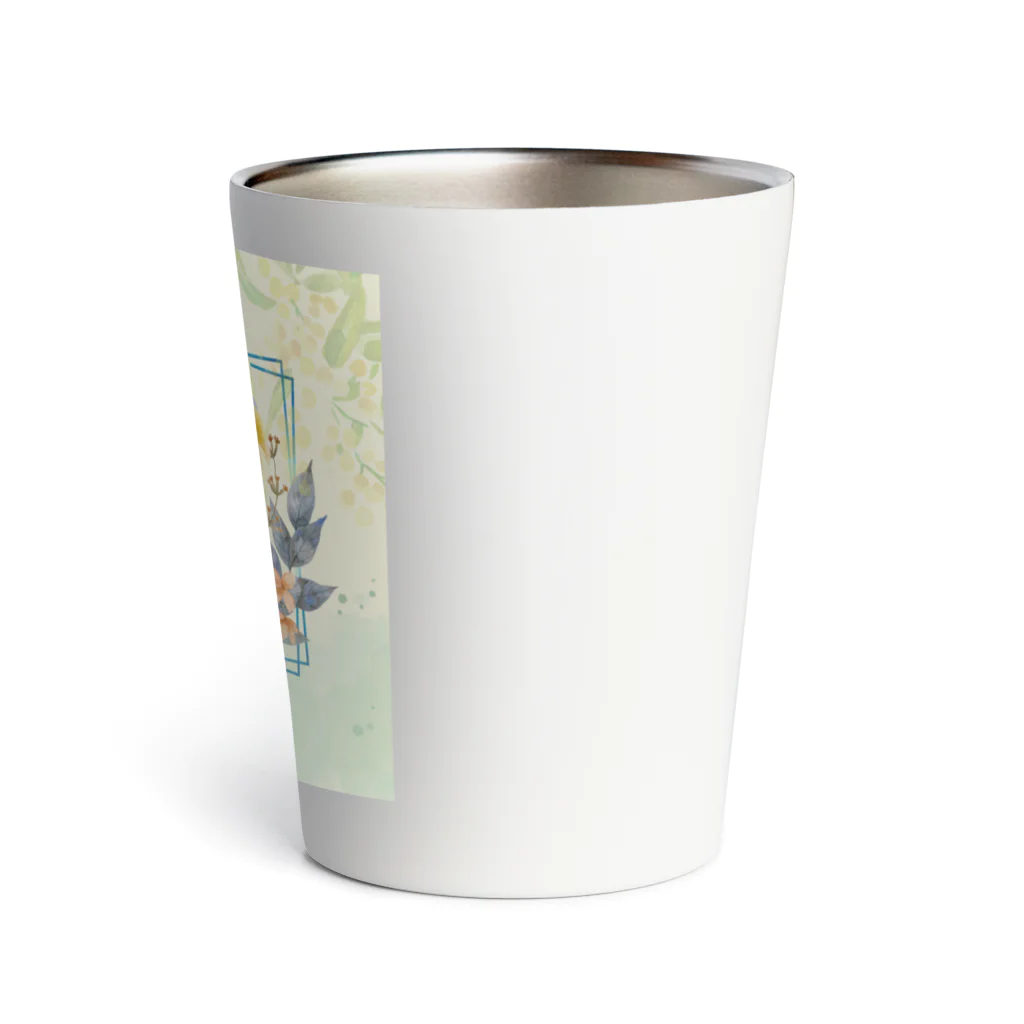 むーむー小屋のハレルヤおちび　グリーン Thermo Tumbler