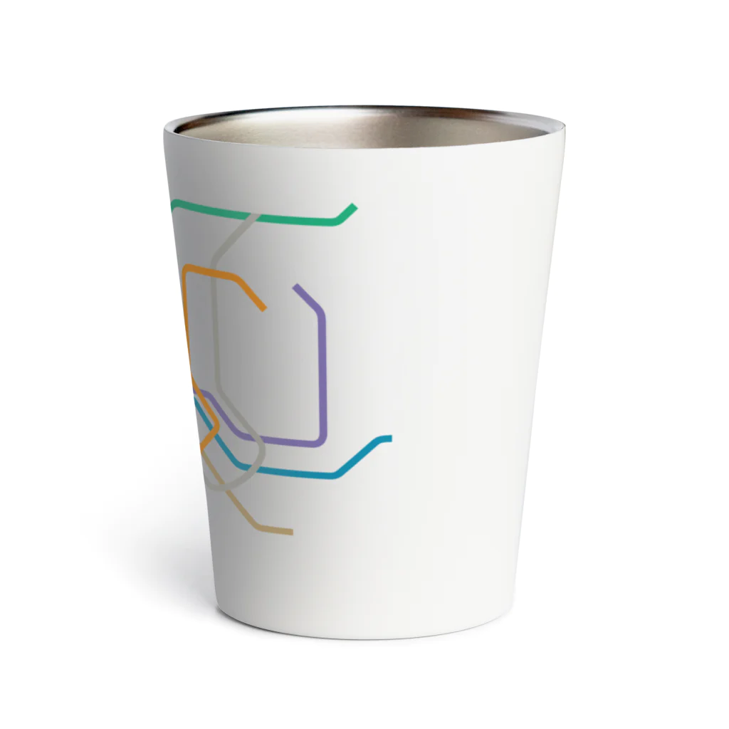 DRIPPEDの東京メトロ路線図-TOKYO METRO-東京地下鉄路線図- Thermo Tumbler