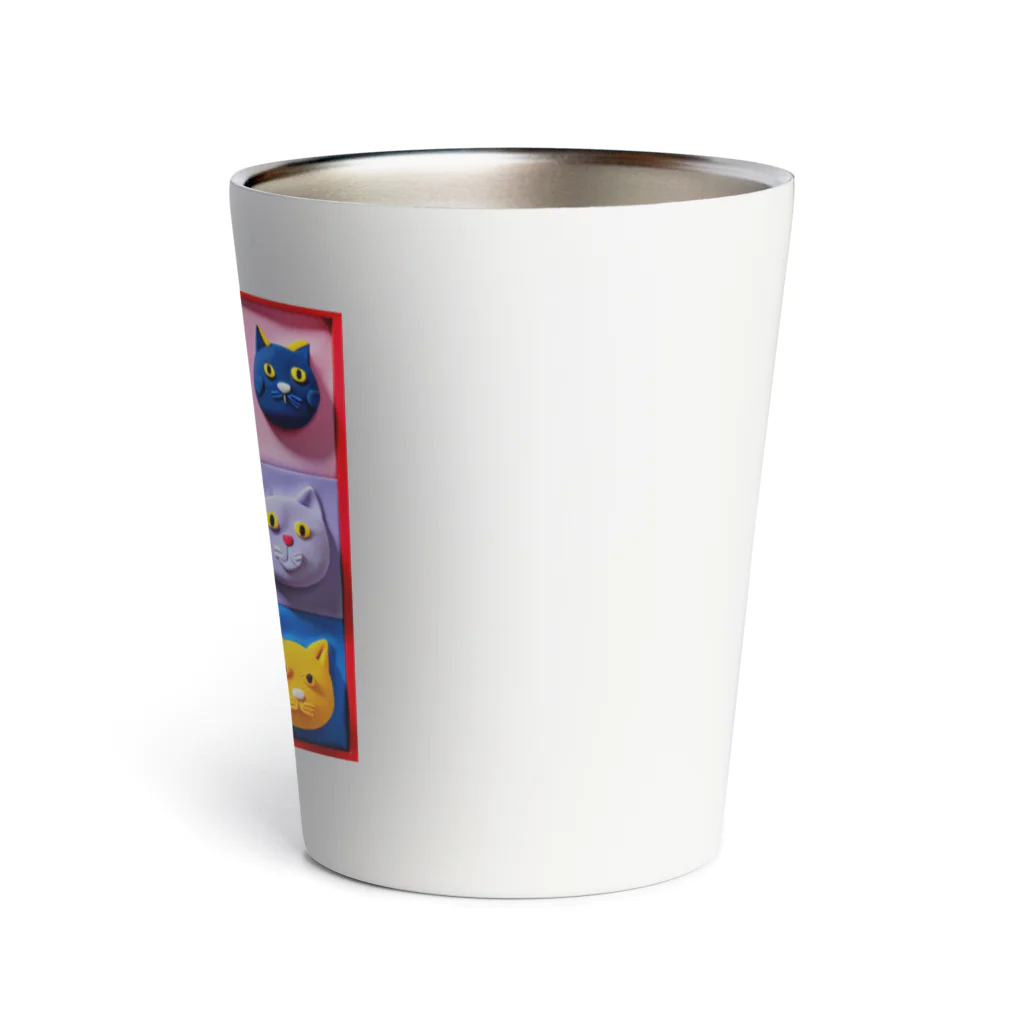 po-pomaruのnekoねんど Thermo Tumbler