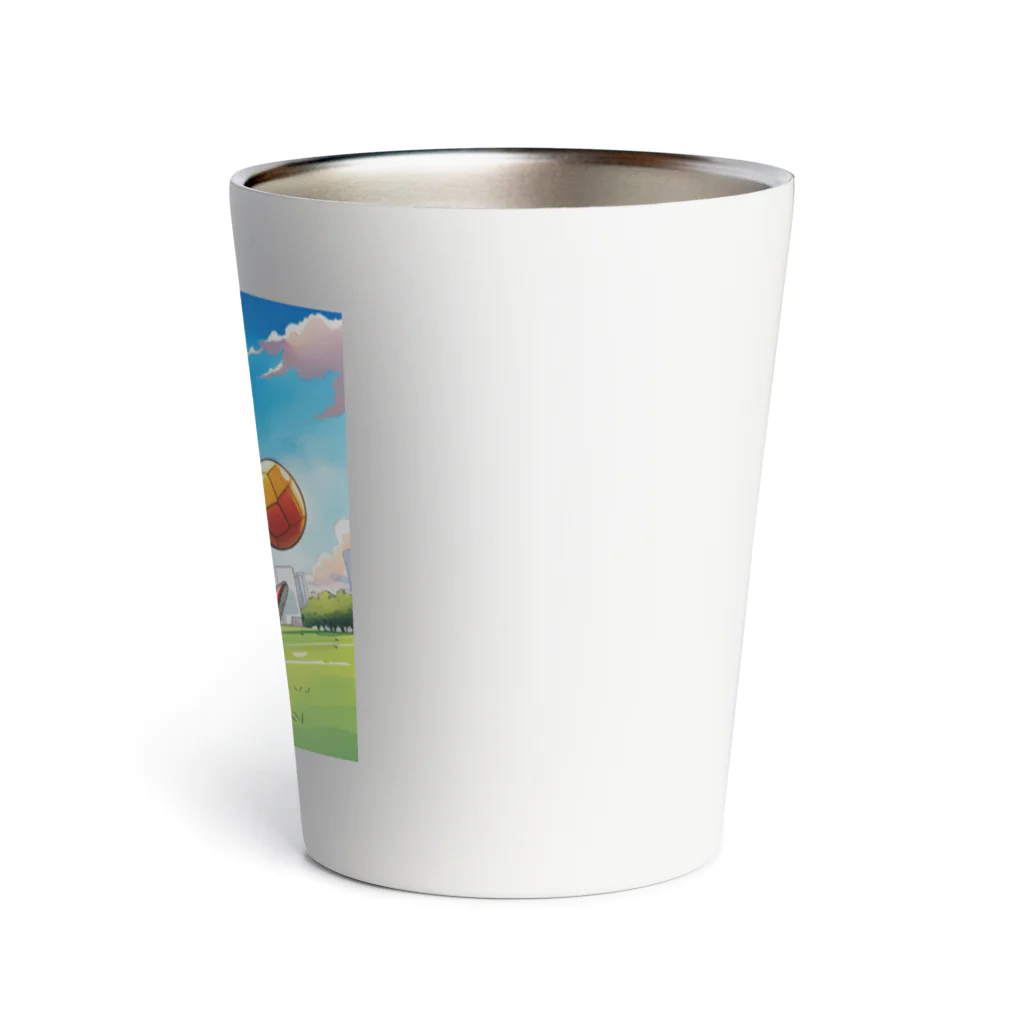 八雲のサッカーガール Thermo Tumbler