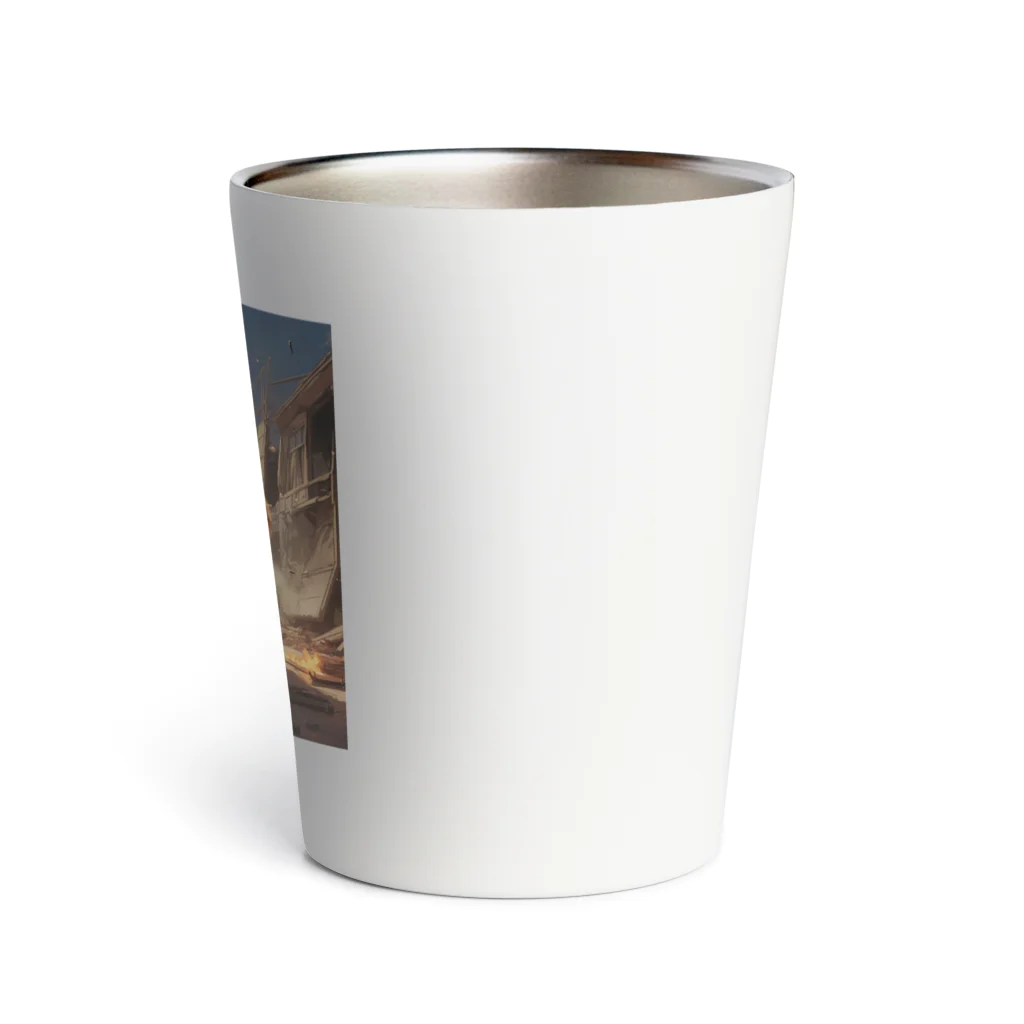 milkeの寝てるだけじゃないにゃん Thermo Tumbler