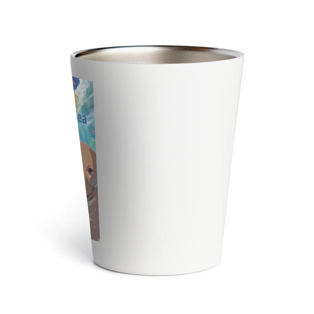 suzuri-kunの海の贈り物 Thermo Tumbler