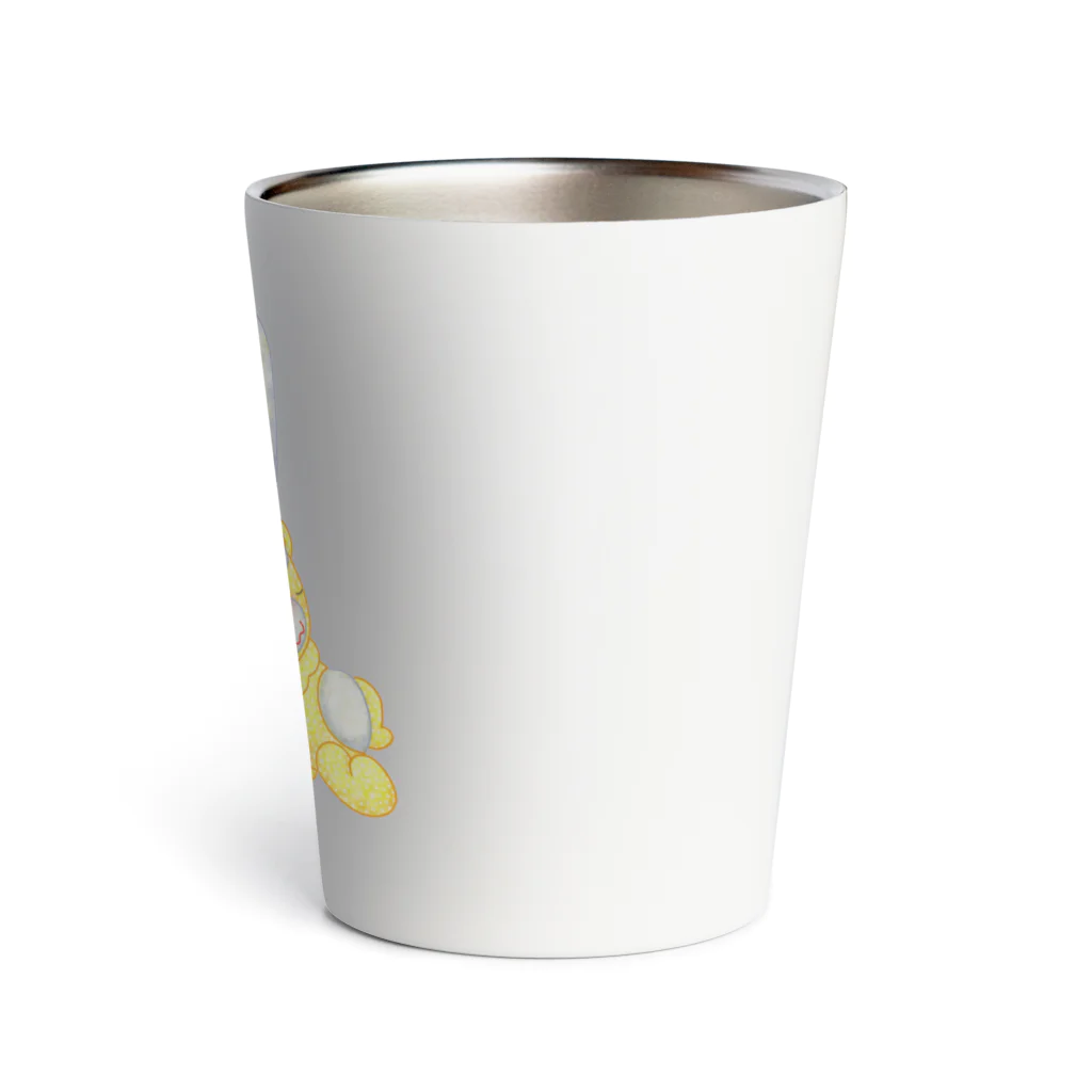 satoayaのアニマルカフェのドリンクマ　ビールクマ Thermo Tumbler