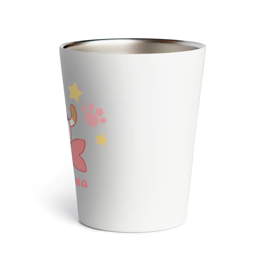 にゃんこ妖精☆の【ぽけっとあにまる*】GOGO！OSAKANA Thermo Tumbler