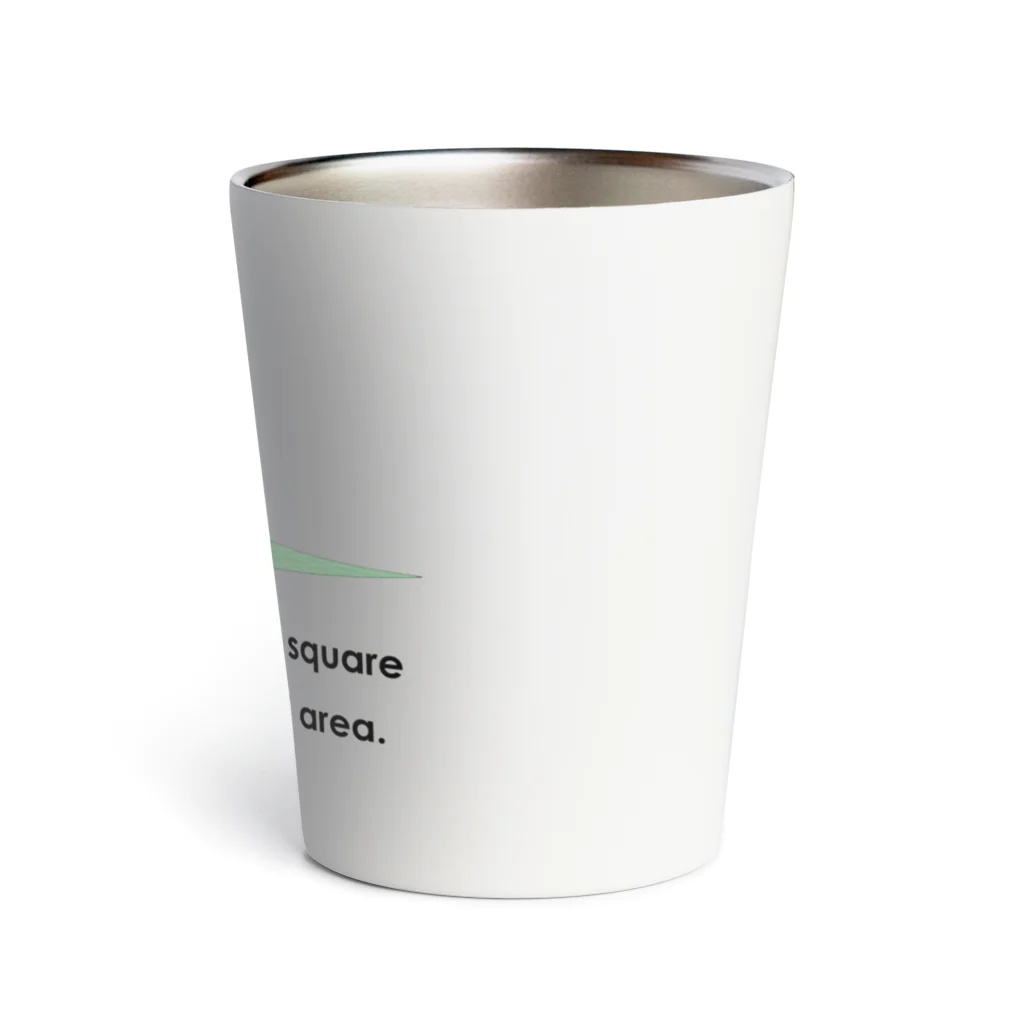 kawa_villagecricketのPlay toward square Thermo Tumbler