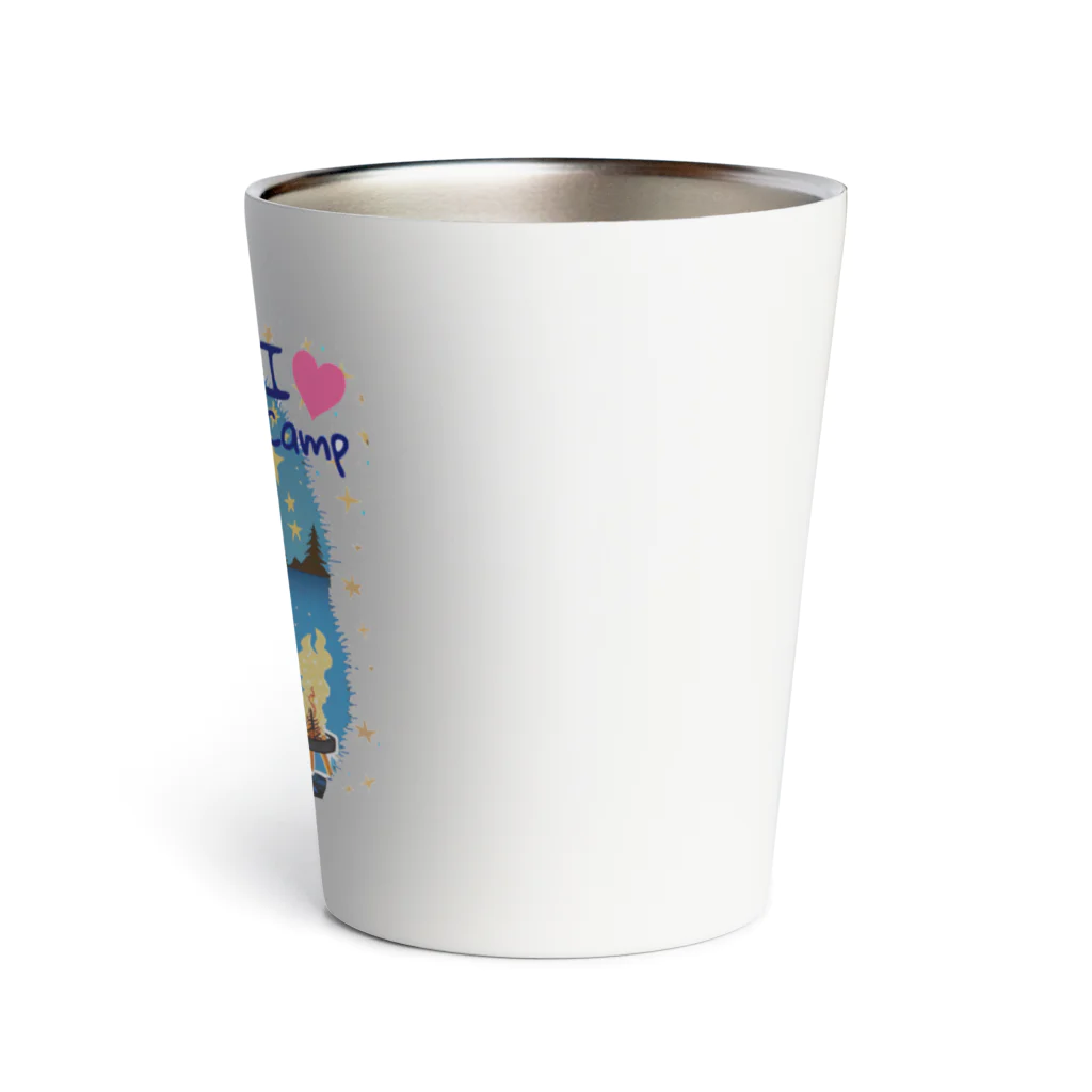 Curiosity＋のI❤️Camp ごりら Thermo Tumbler