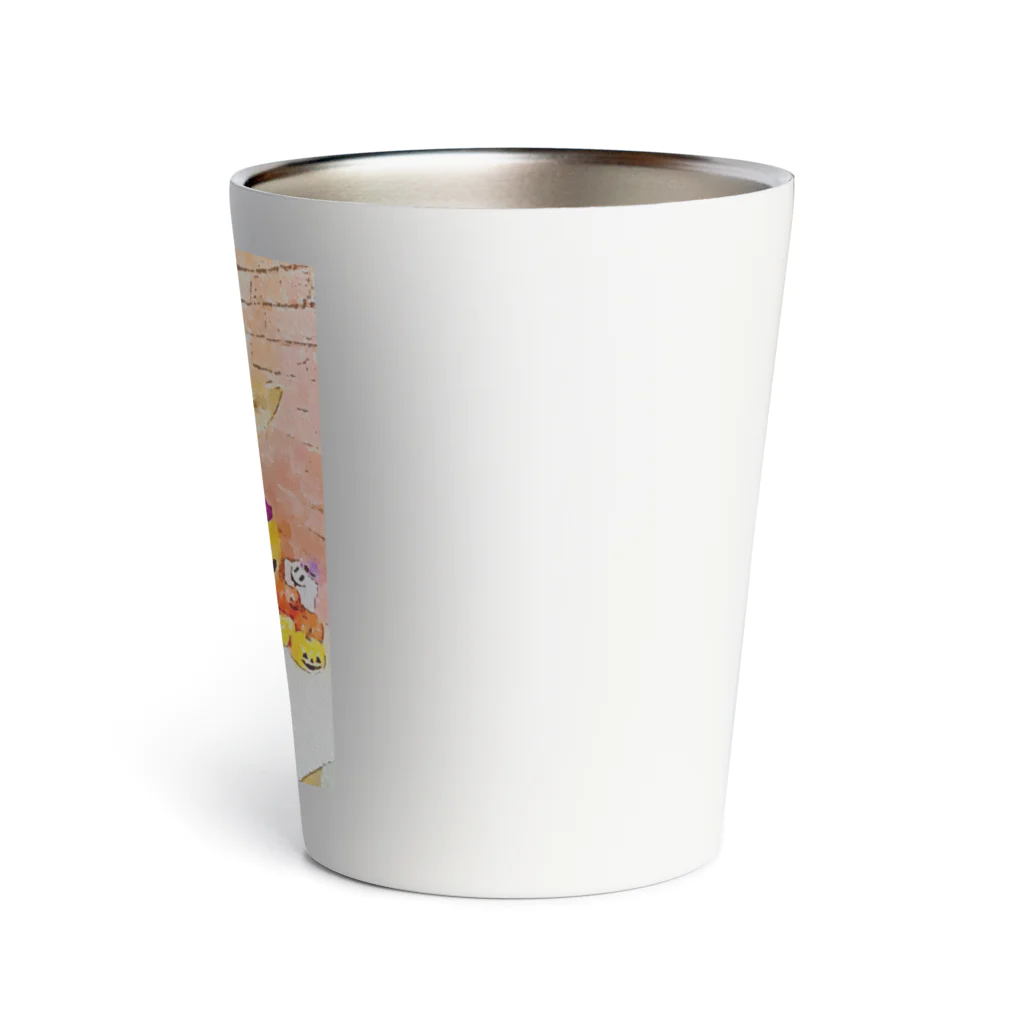 しばいぬ1大好き屋の可愛いしばわんHappyHalloweenグッズ Thermo Tumbler