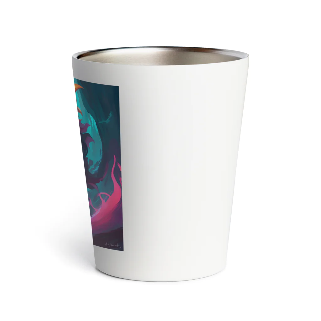 AI.comのAIびじょモンアート Thermo Tumbler