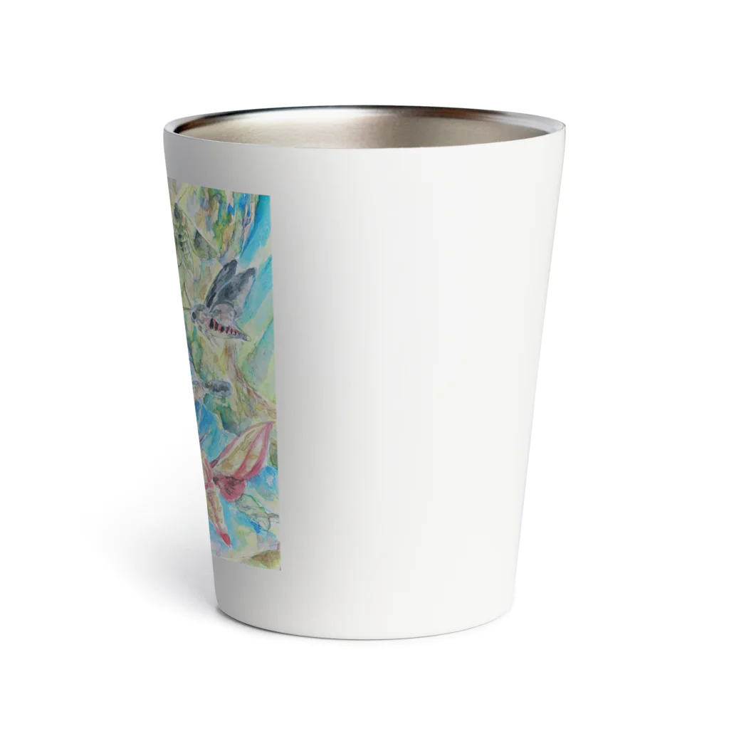 石原有輝香 official SUZURIのスズメガの森 designed by クスノキ陽菜 Thermo Tumbler