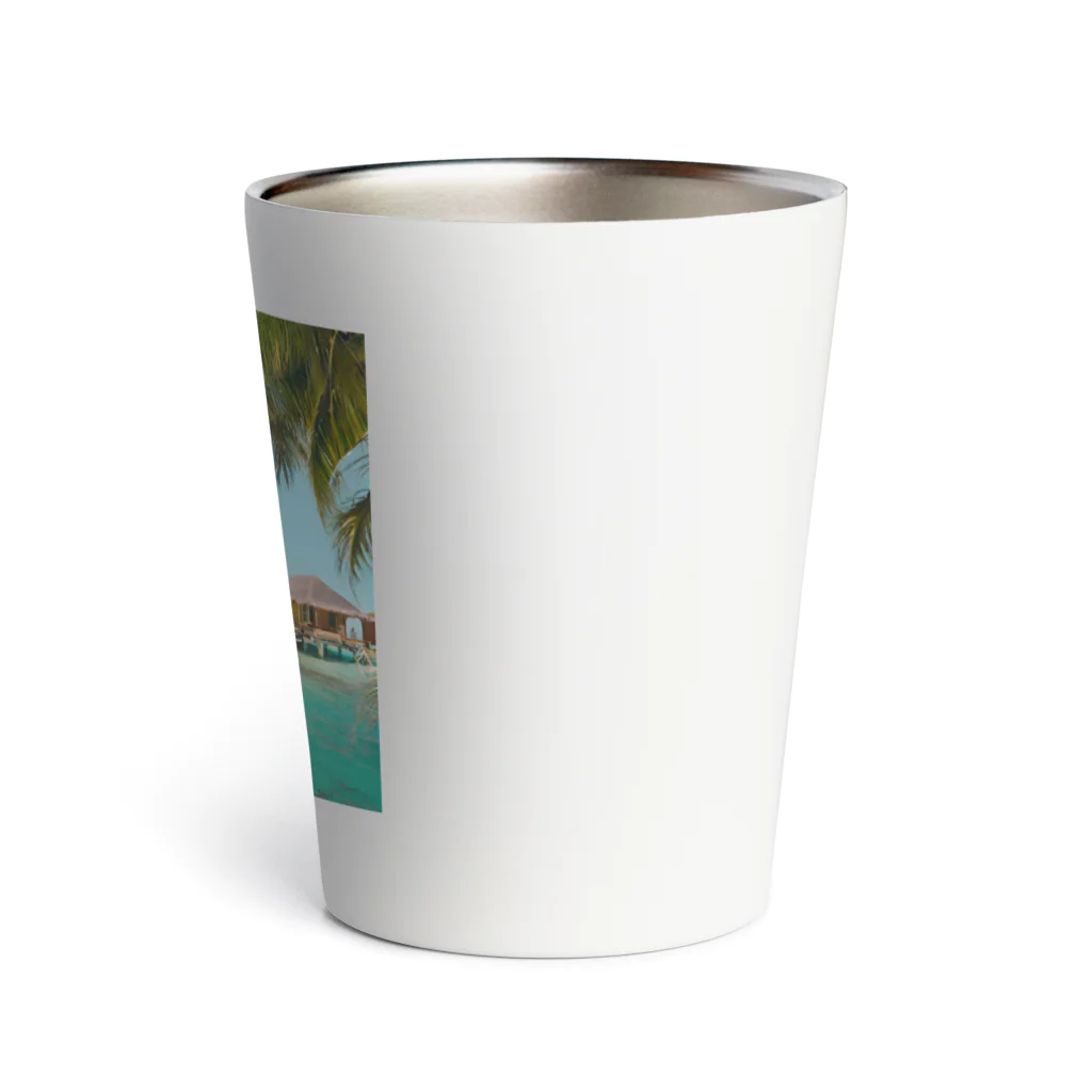 Totally-Fascinatingのモルディブビーチバンガロー Thermo Tumbler