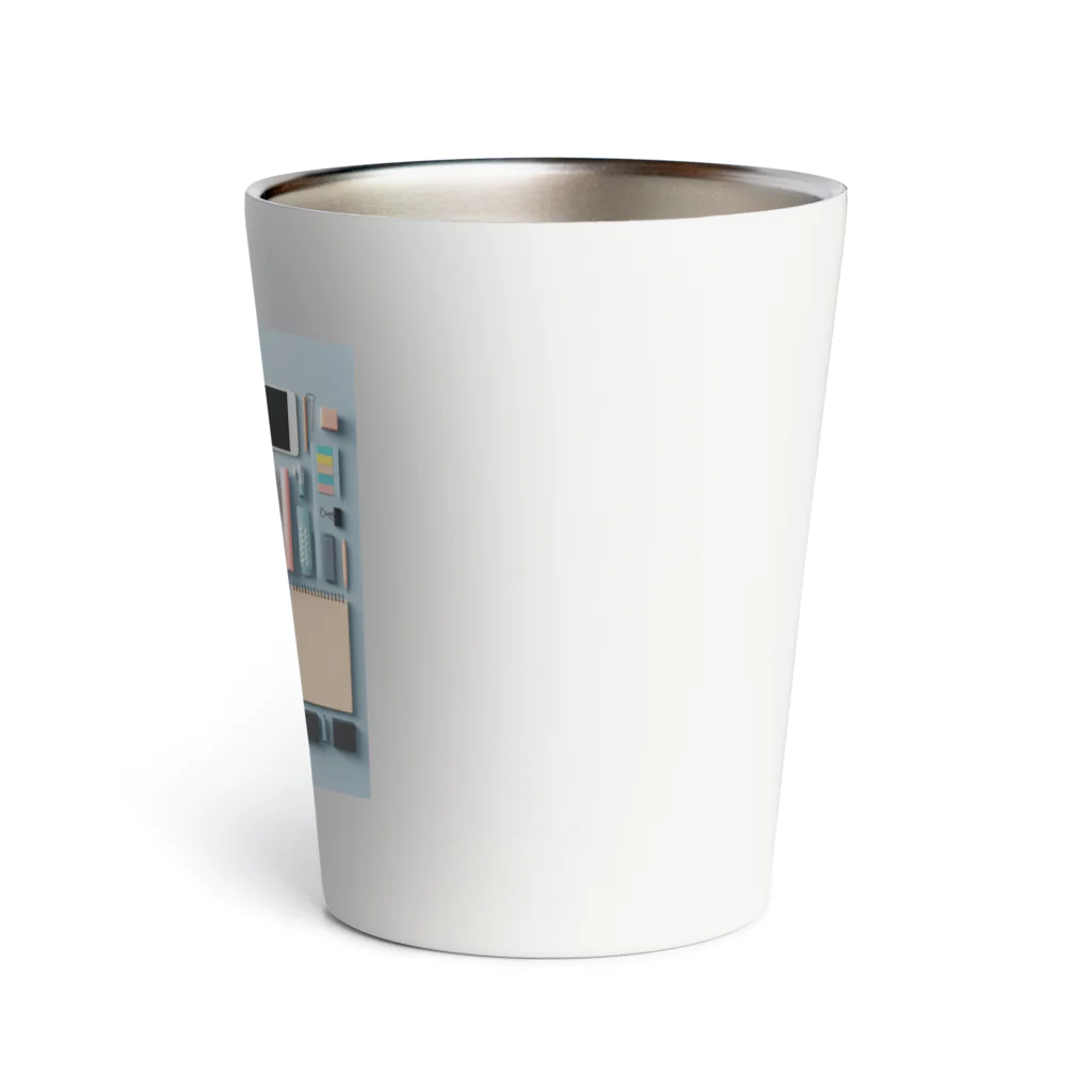 Lock-onの文房具大好き❤青色01 Thermo Tumbler