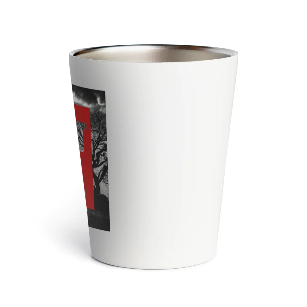 NOTCH.の『NOTCH.』ロゴ RED Thermo Tumbler