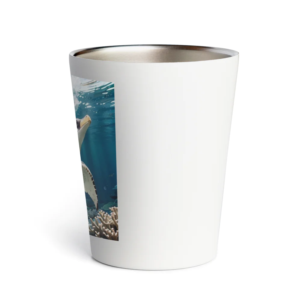 人魚の夢のペンガメ Thermo Tumbler