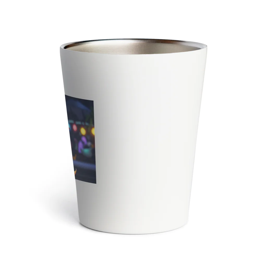 cha-yanのフェス好き恐竜 Thermo Tumbler