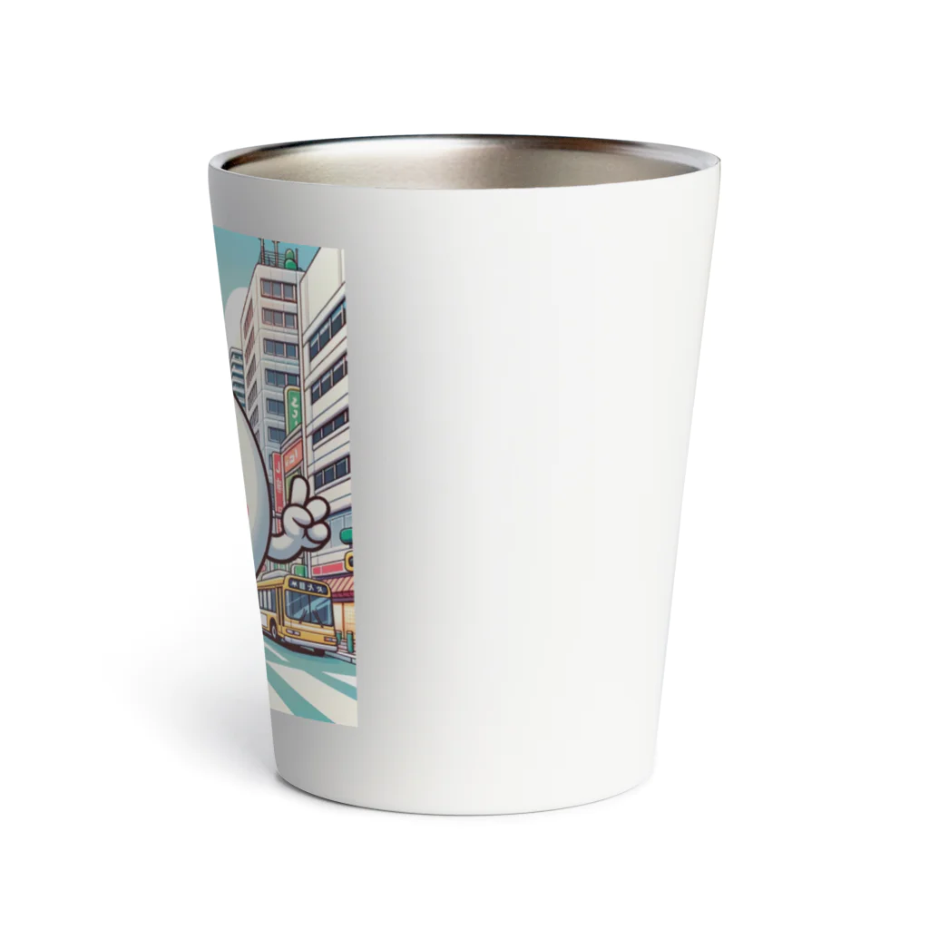 ぷにぷにのワタまる Thermo Tumbler