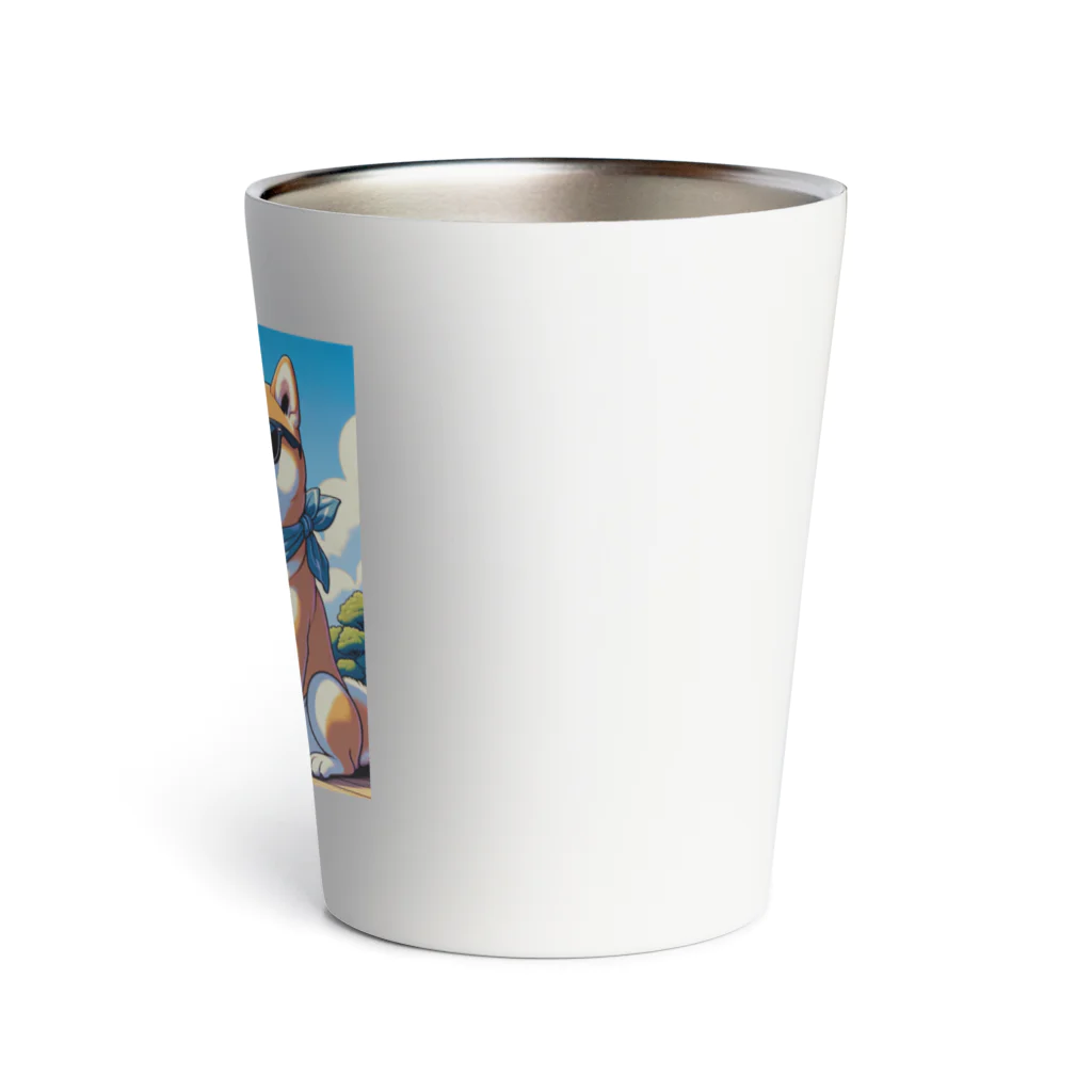 ピヨっこのサングラス犬　【銀次郎】 Thermo Tumbler