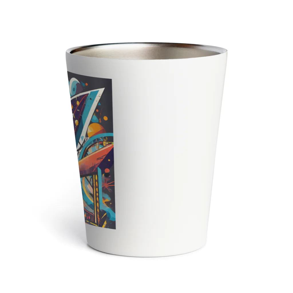 のんびりアート工房のストリートアート Thermo Tumbler