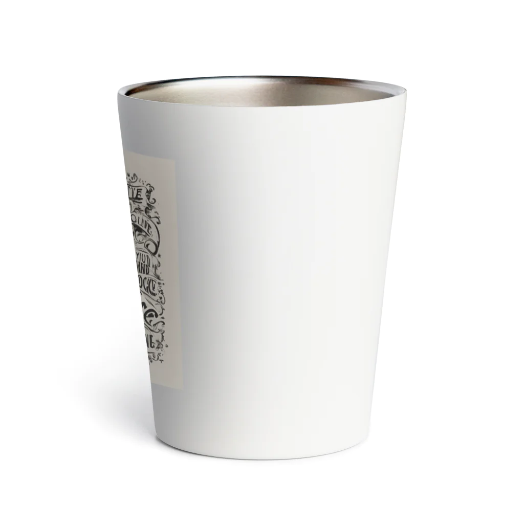 fruithappylifeの人生一度きりグッズ Thermo Tumbler