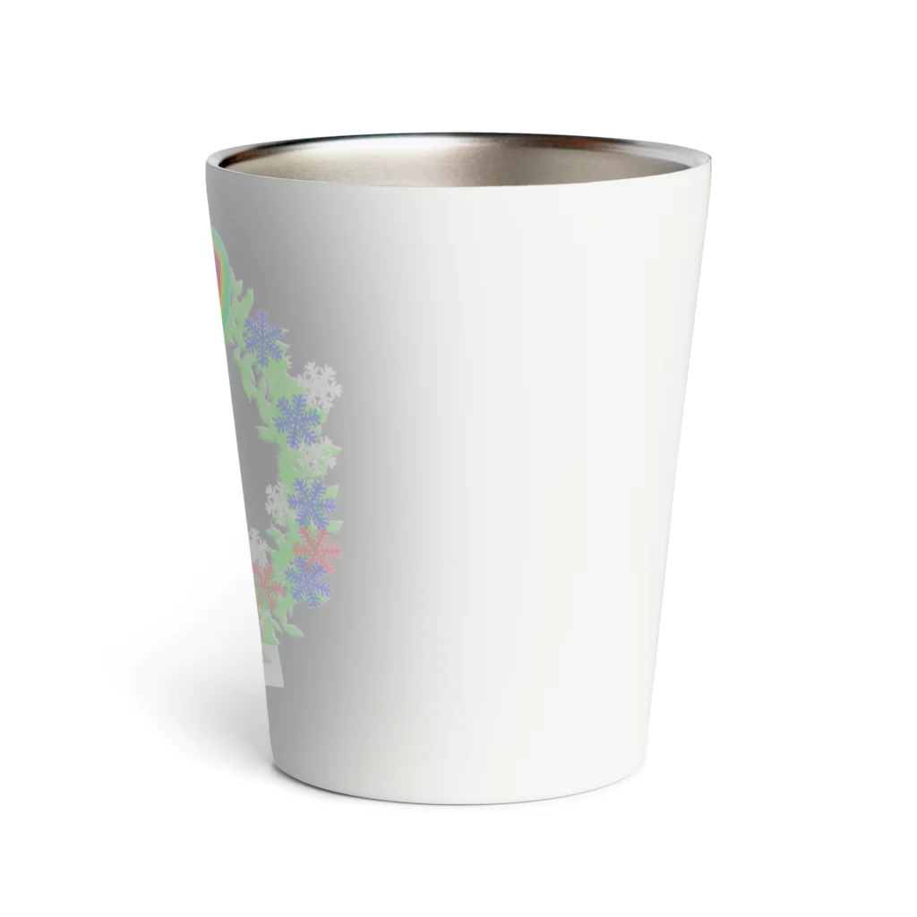 月夜のタツノオトシゴのsky wreath Thermo Tumbler