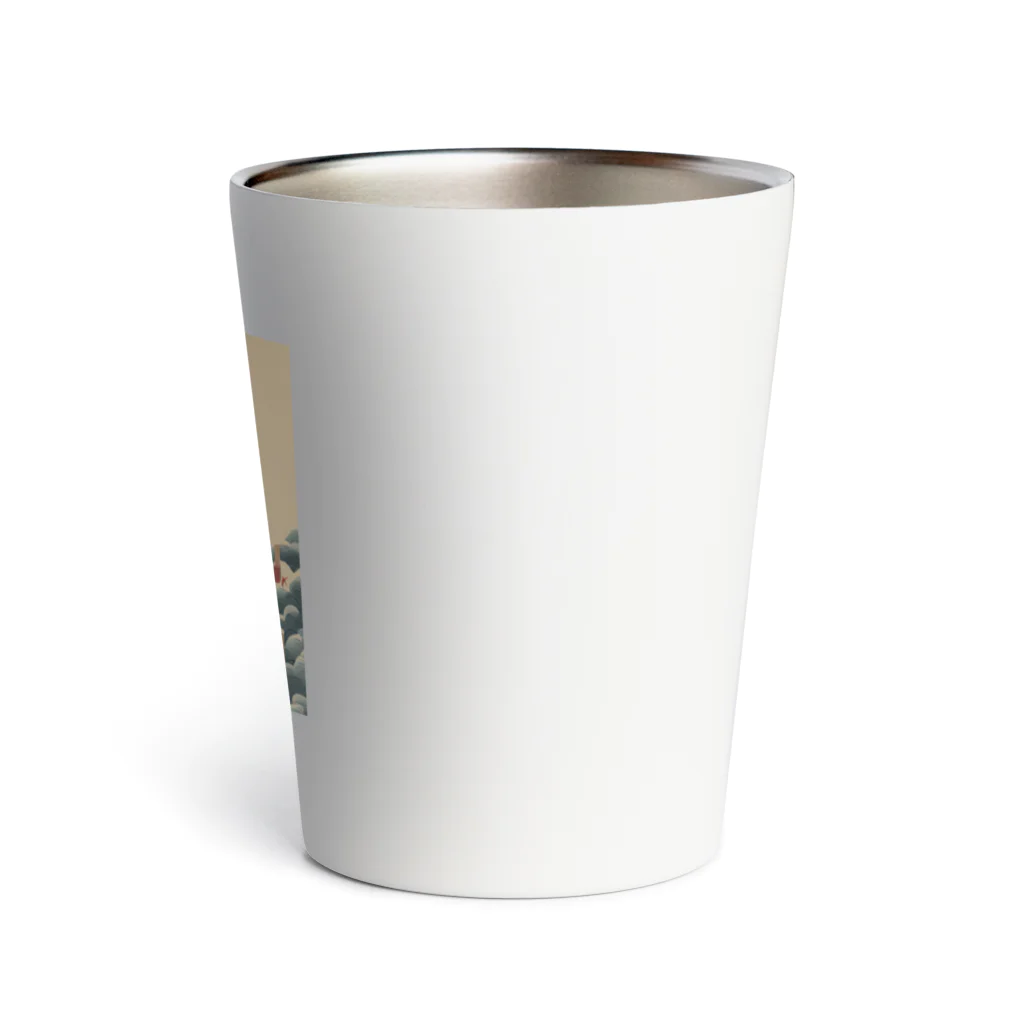 𝙍𝙖𝙗𝙗𝙞𝙩 𝙃𝙤𝙪𝙨𝙚の和服うさぎ Thermo Tumbler