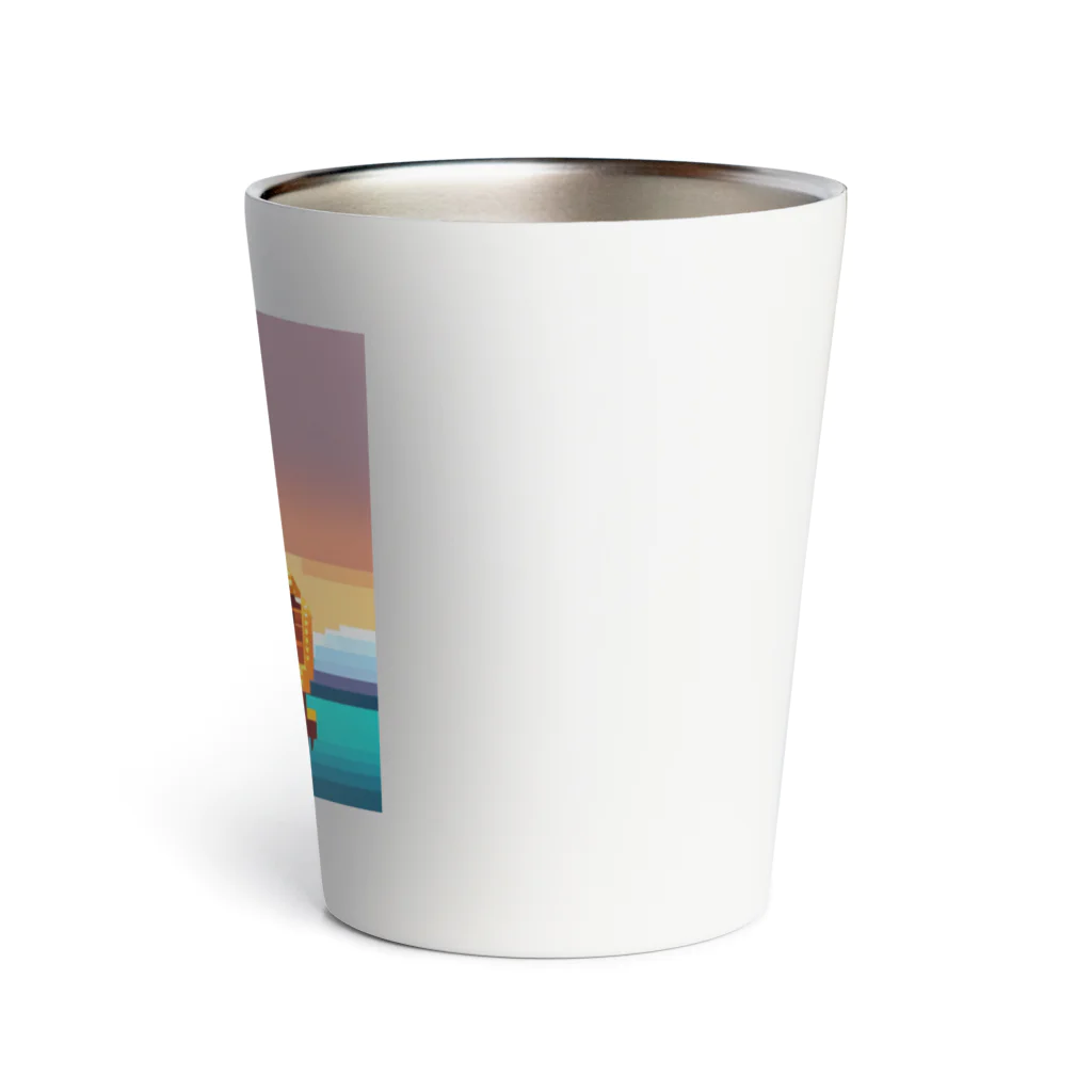 Zep11138のドット絵キリン Thermo Tumbler