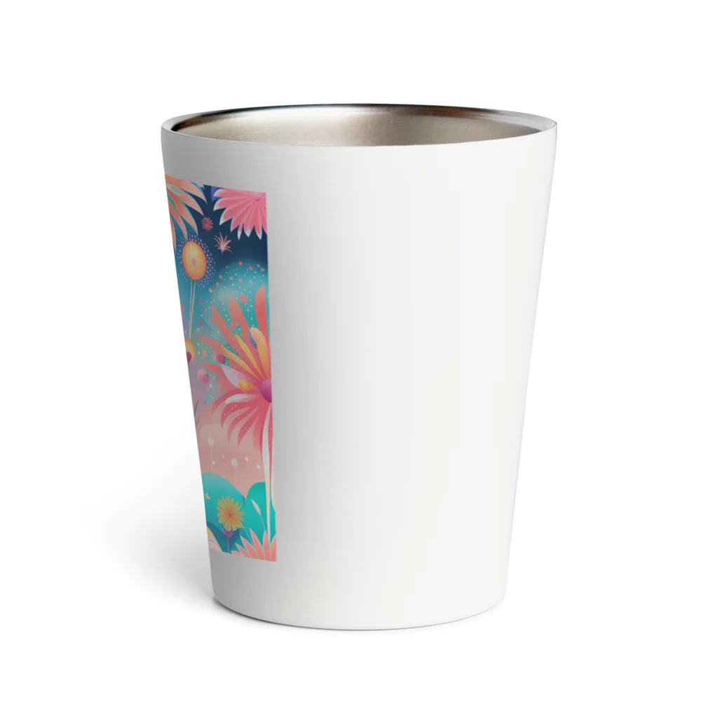 千裕アトリエ（いつもありがとう）の花火のアート Thermo Tumbler