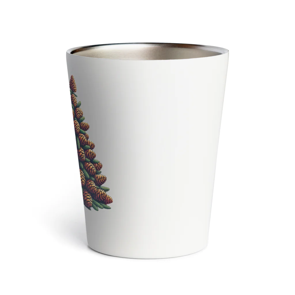 niko&PANDA shopのリスのクリスマス Thermo Tumbler