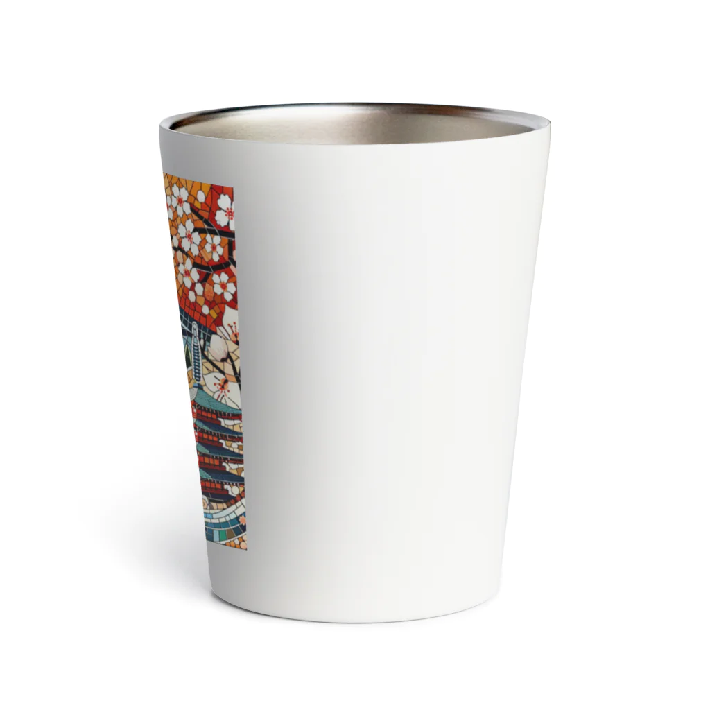 kageblogの日本の伝統と美しさを象徴するモザイクアート Thermo Tumbler