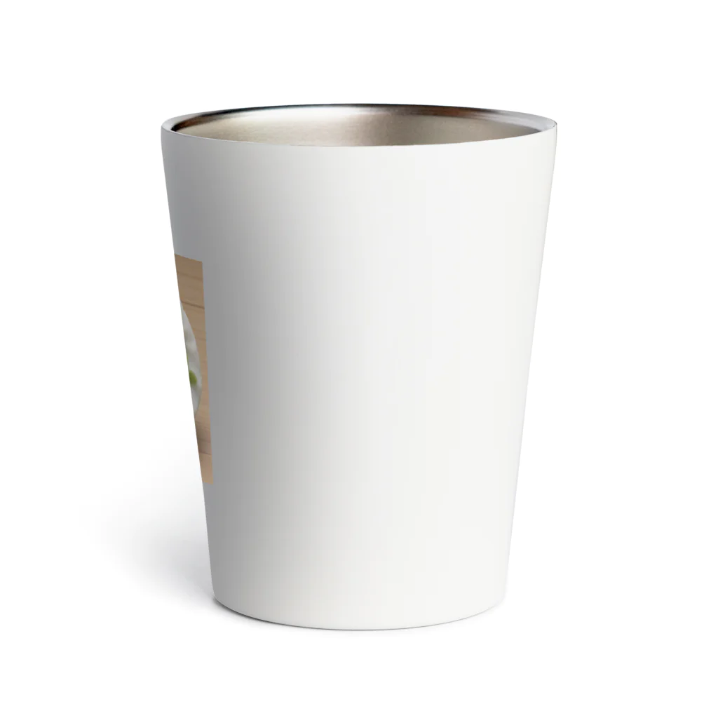 dcgnori／ワンコ画像のおむすび三角顔のしばちゃんワンプレート Thermo Tumbler