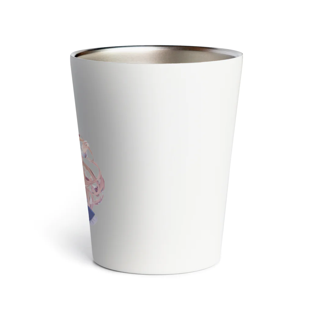 かわいい女の子とシュールな絵のアリスマーガレットちゃん Thermo Tumbler