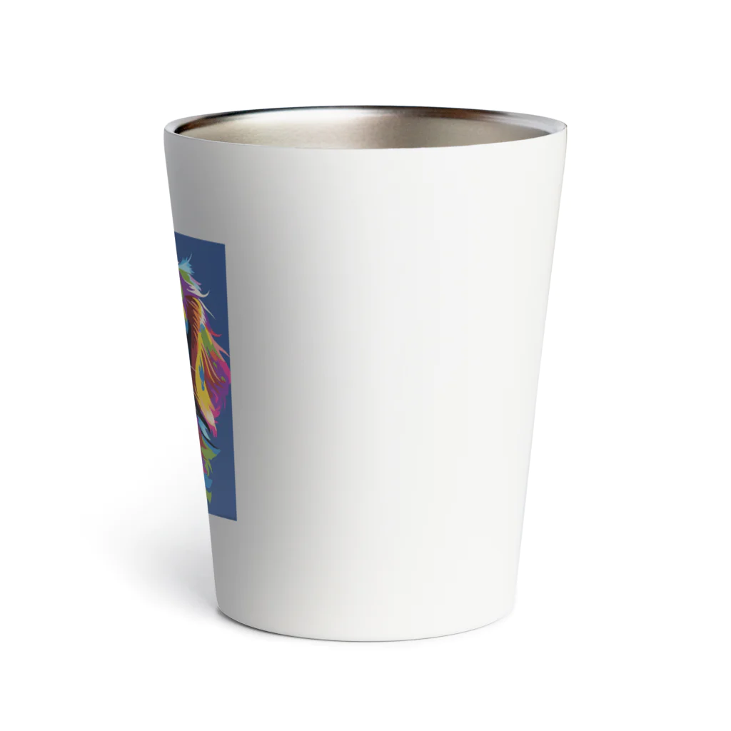 indezaのRainbow dog Thermo Tumbler