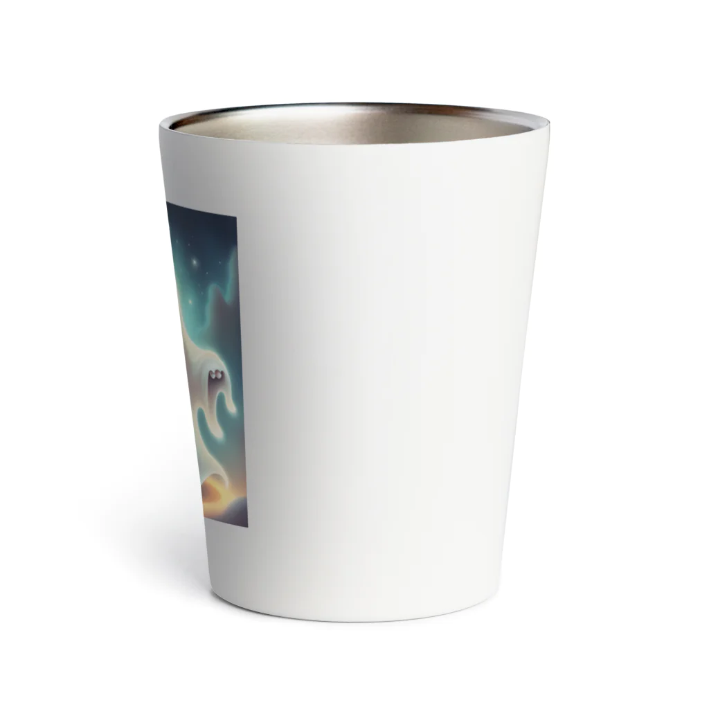 yusuke.shop1のかわいいおばけ Thermo Tumbler