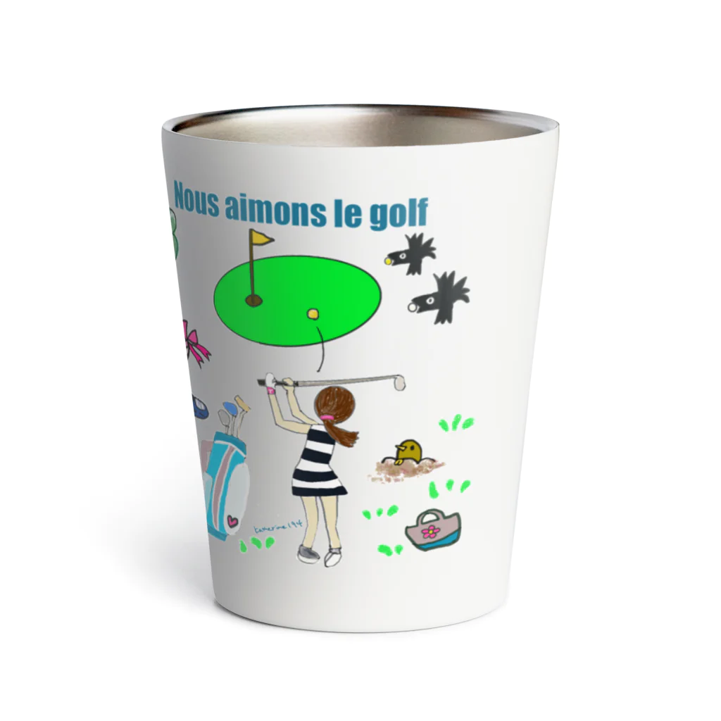 katherine194drawingのゴルフ好きなの2 Thermo Tumbler