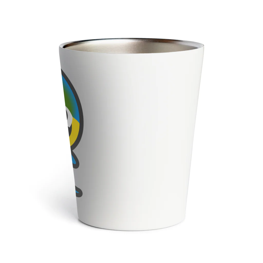 いんこ屋堂のルリコンゴウインコ Thermo Tumbler