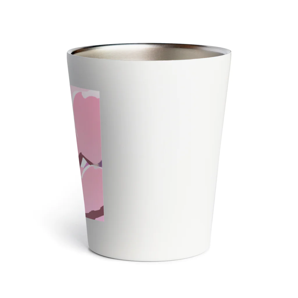 リホタママの水筒の中の桜 Thermo Tumbler