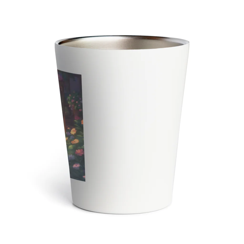 星パンダショップのほこほこアライグマ Thermo Tumbler