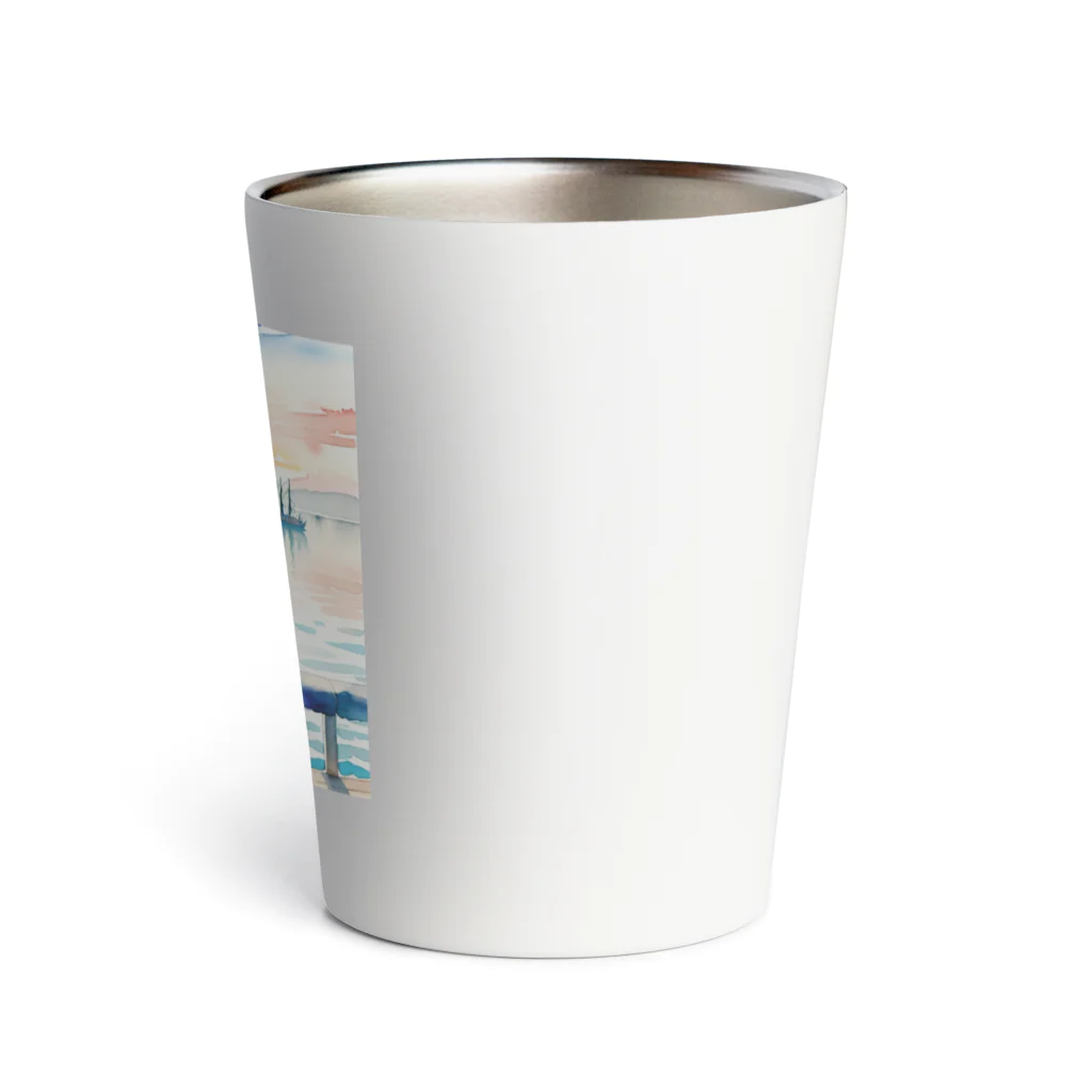 あかいはちのラブロマンスのカップル Thermo Tumbler