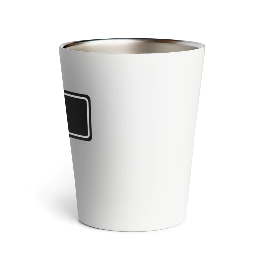 NEW.Retoroの『There is no reply. It's just a corpse.』白ロゴ Thermo Tumbler