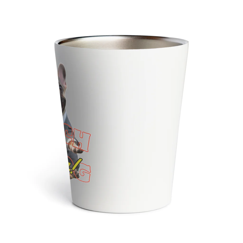 furebuhi　clubのJumping！FRENCH BULLDOG Thermo Tumbler