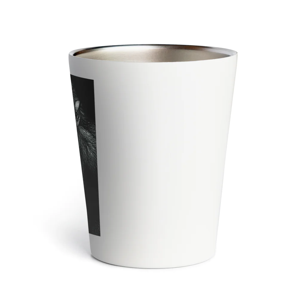 可愛い動物のゴリラ Thermo Tumbler