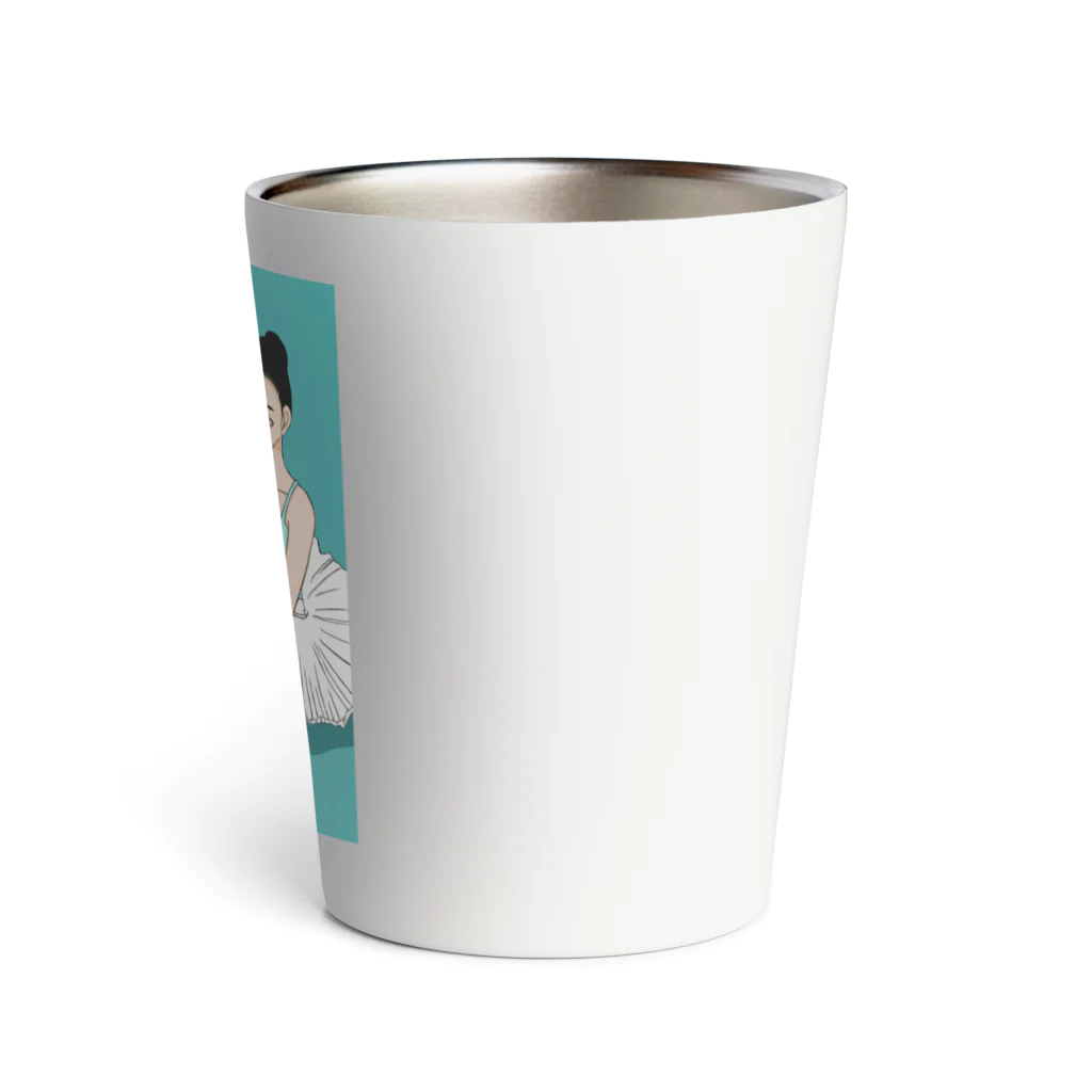 笑う動物のAnytime smokin' cigarette Thermo Tumbler