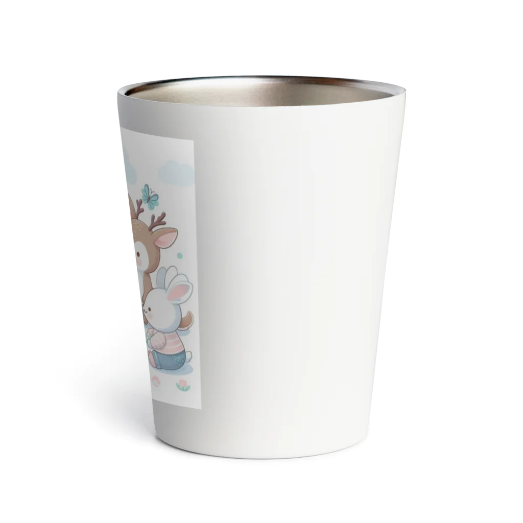 Cute! Salesの森の動物たち Thermo Tumbler