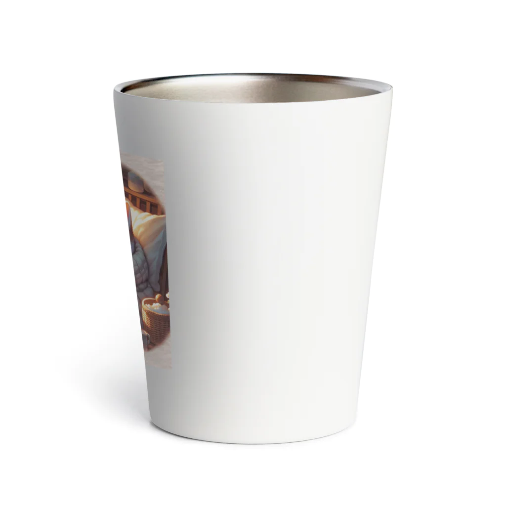 Cat-To-Critter-Fashionのほのぼのな猫 Thermo Tumbler