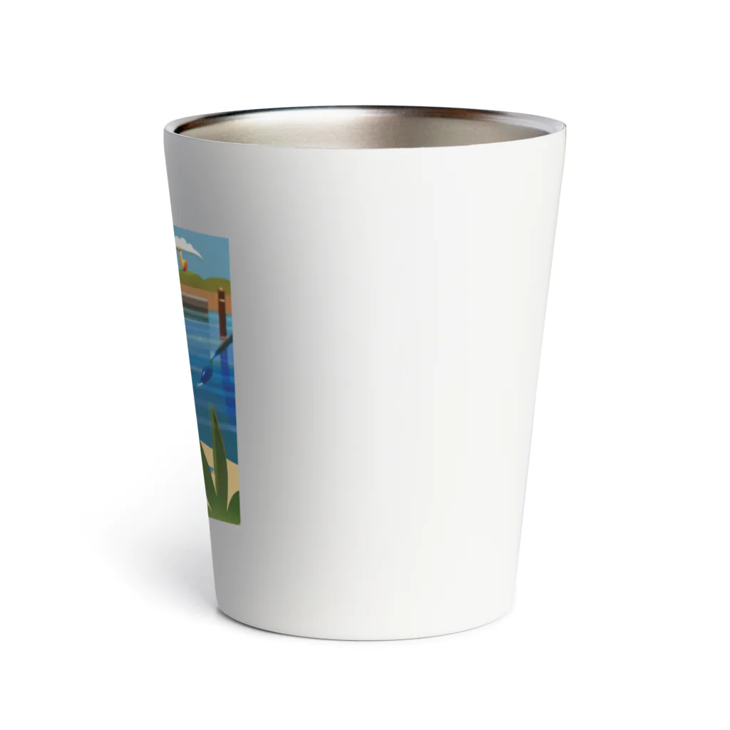 小物屋の夏色シーズー Thermo Tumbler