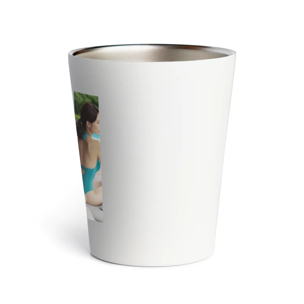 おっちゃんストアのAI日本人女性 Thermo Tumbler