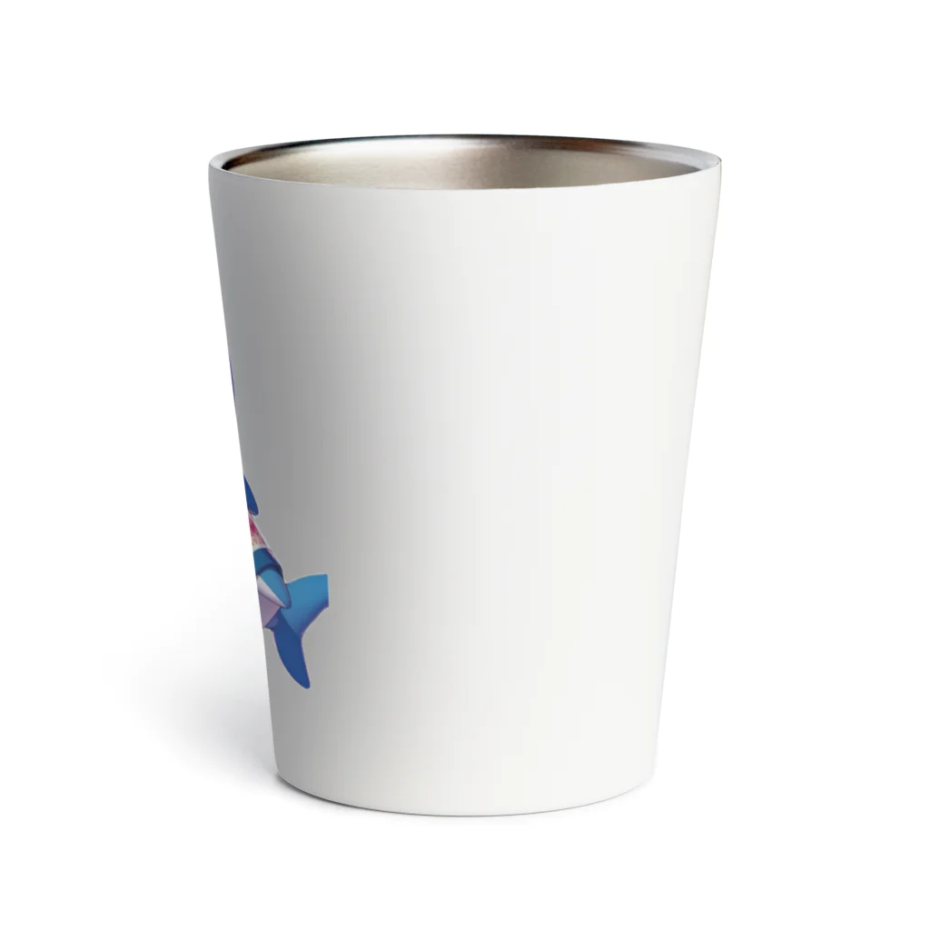 WING_0101の和風なサメちゃん Thermo Tumbler