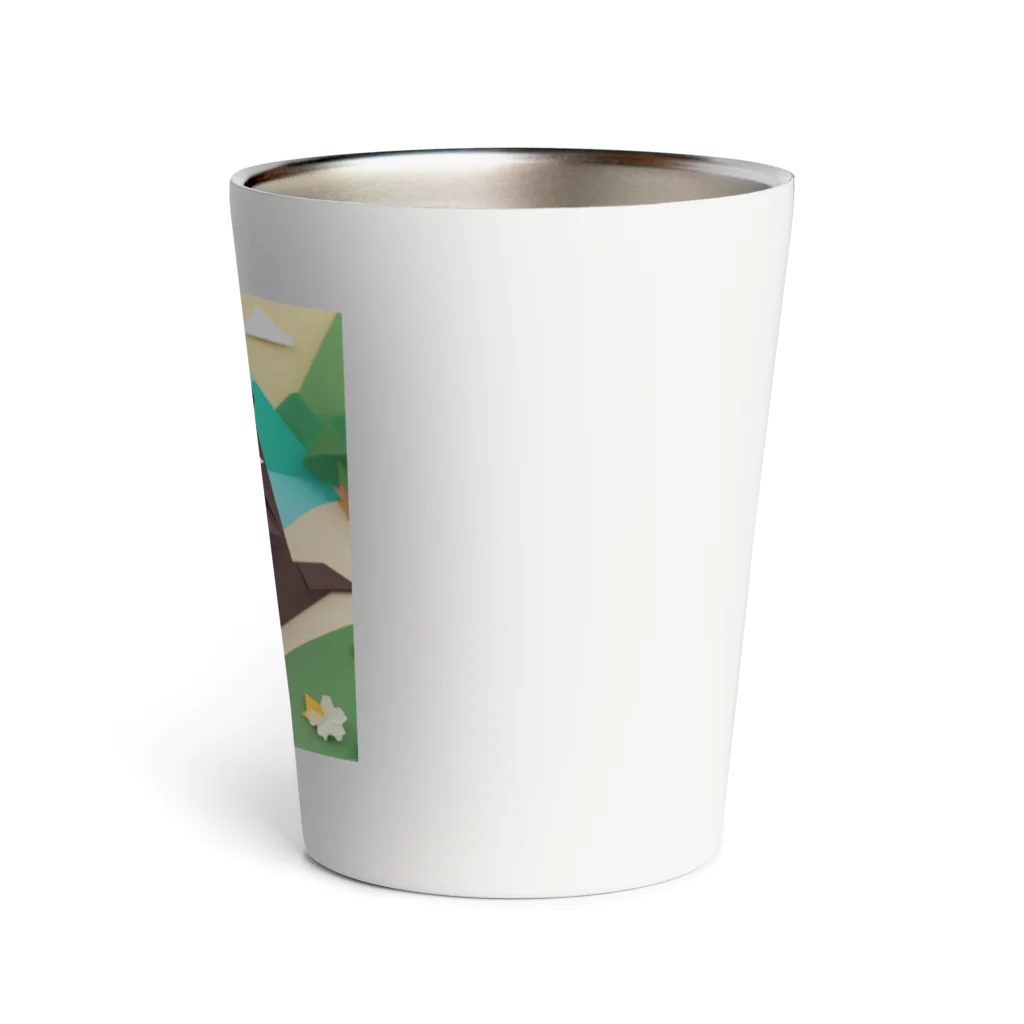 yumiceのice meets オリガミカワウソ Thermo Tumbler