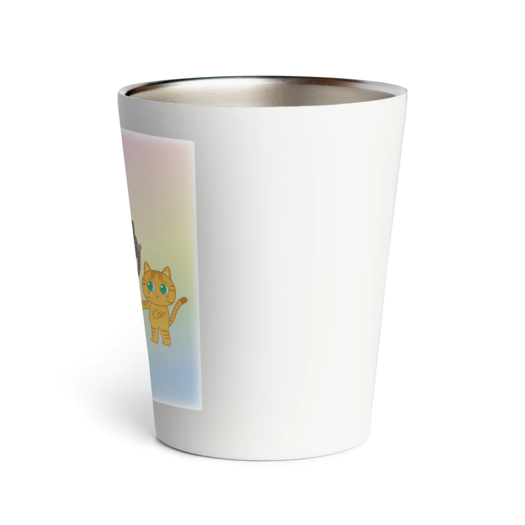 MAMIのくろちゃあ坊 天秤02 Thermo Tumbler