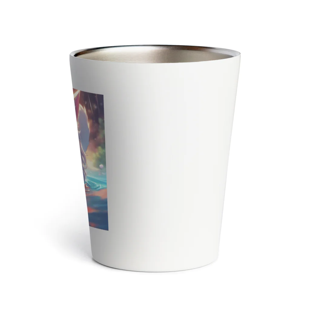 raimskの泳ぐ猫 Thermo Tumbler