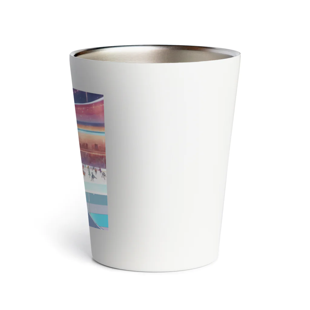 aoicanonのスケートをする女性 Thermo Tumbler